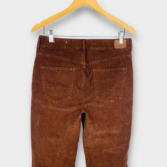 NEW AE Corduroy Super High-Waisted Flare Pant Brown Corduroy size 10 - Picture 6 of 14